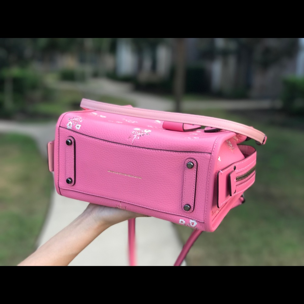 New coach pink floral leather 1941 Rouge 25 - Picture 7 of 8